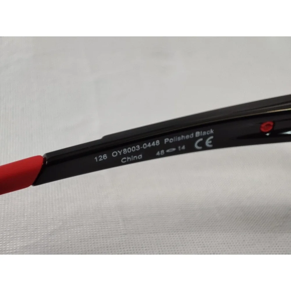Oakley Airdrop XS OY8003-0448 Polished Black Red Youth‎ Frames 48-14-126